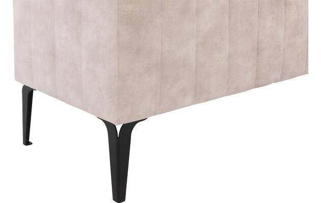 Goossens excellent bedbank attent beige stof - 8235535-{merk}-proefmodel-proefmodel-stof-08